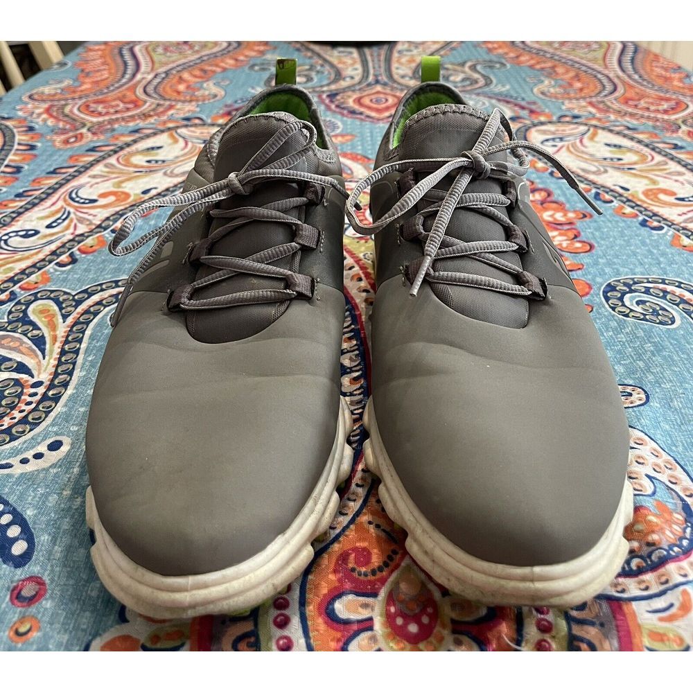 FootJoy Superlites XP Mens Size 10.5‎ W Spikeless Golf Shoes Gray Leather 58065